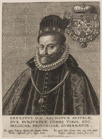 TvB G 3471
<br/>
Portret Aartshertog Ernest
<br/>
<em>Wierix II, Anton (1555-1604)</em>